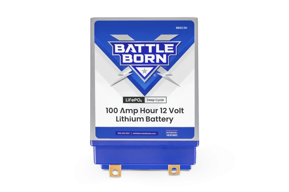 Battle Born 100Ah 12V GC2 LiFePO4 Heated Battery Kit