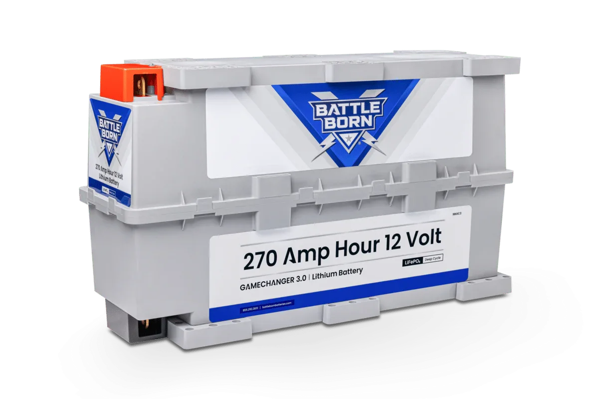 Battle Born 270Ah 12V LiFePO4 Deep Cycle GC3 Battery