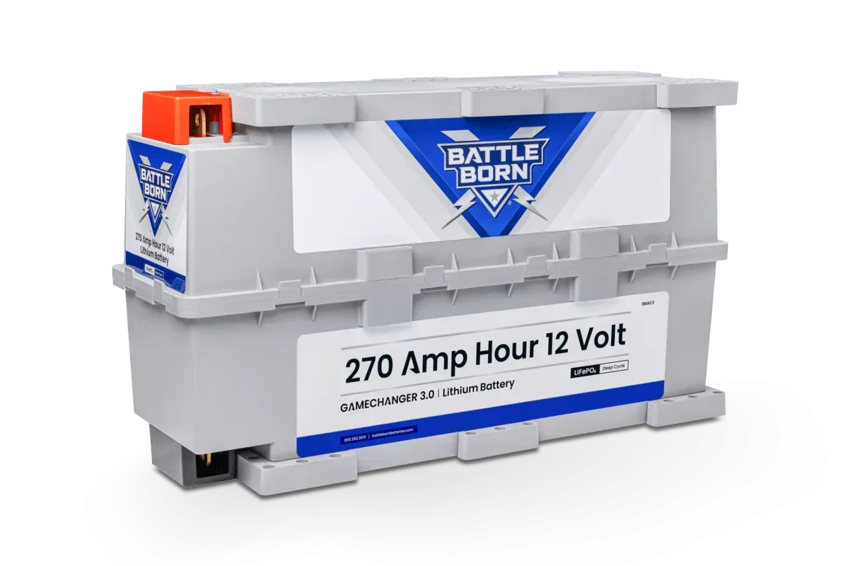 Battle Born 270Ah 12V LiFePO4 Deep Cycle GC3 Battery