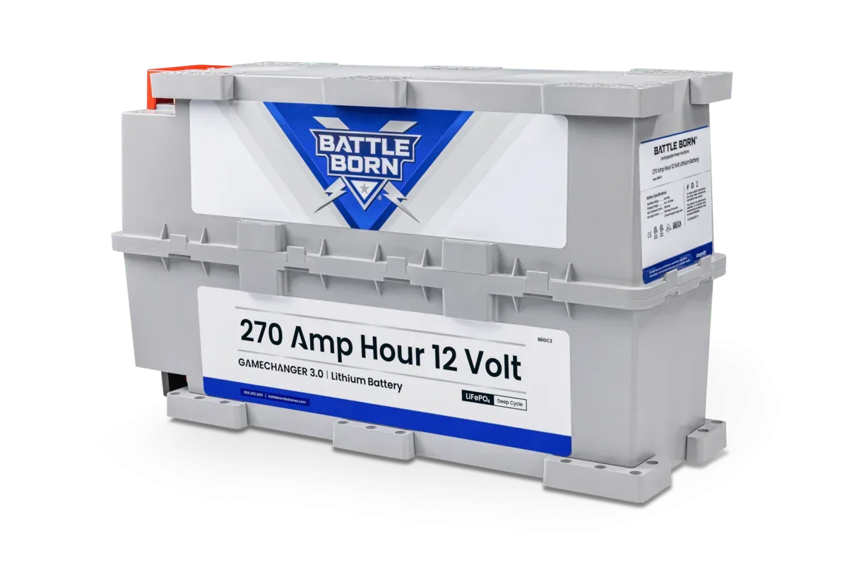 Battle Born 270Ah 12V LiFePO4 Deep Cycle GC3 Battery