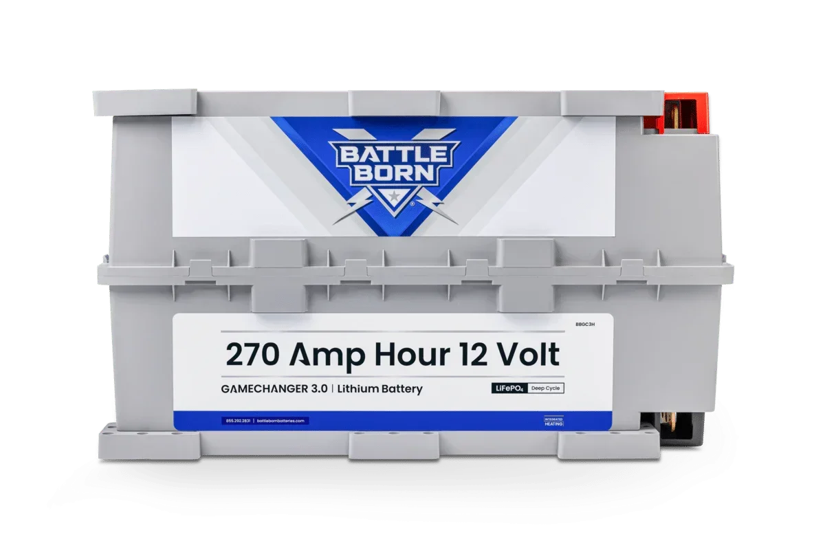 Battle Born 270Ah 12V GC3 LiFePO4 Heated Battery Kit
