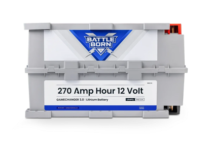 Battle Born 270Ah 12V GC3 LiFePO4 Heated Battery Kit