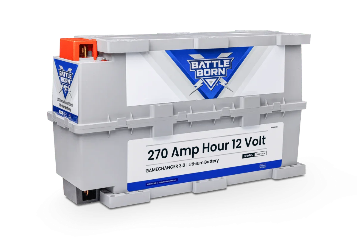 Battle Born 270Ah 12V GC3 LiFePO4 Heated Battery Kit