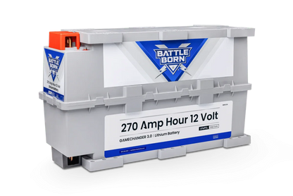 Battle Born 270Ah 12V GC3 LiFePO4 Heated Battery Kit