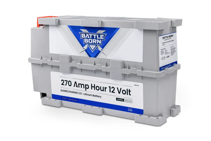 Battle Born 270Ah 12V GC3 LiFePO4 Heated Battery Kit