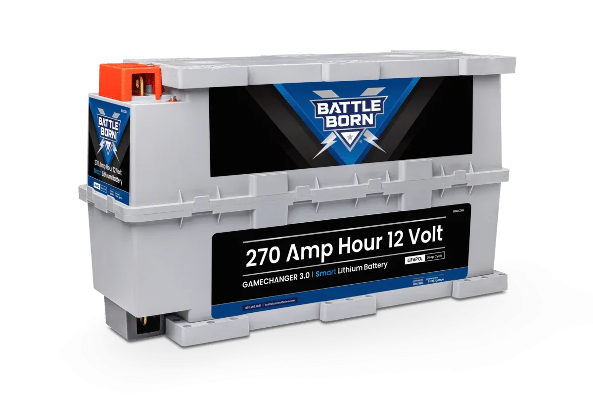 Battle Born 270Ah 12V GC3 Smart Heated LiFePO4 Deep Cycle Battery Kit