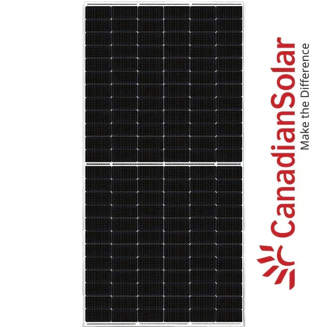 Canadian Solar 600W N-Type TOPCon Bifacial Solar Panel | Up to 720W Bifacial | CS6W-600TB-AG