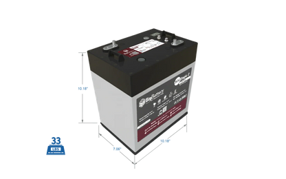 BigBattery 36V EAGLE 2 1.63 kWh LiFePO4 Battery with Heater and Comms