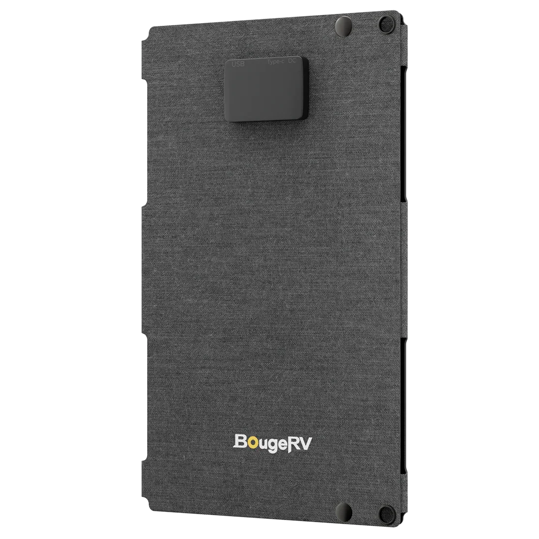 BougeRV 50W Fiberglass Flexible Portable Solar Panel