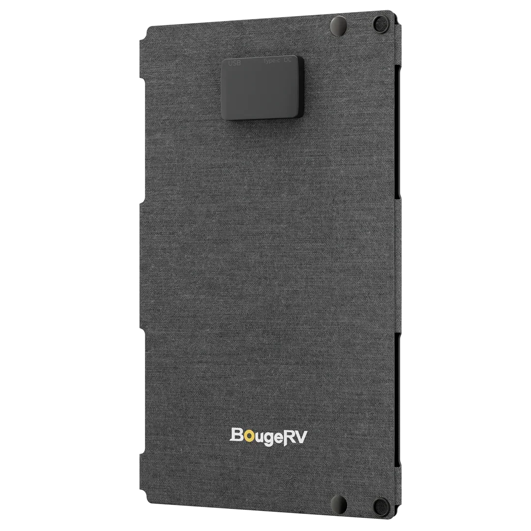 BougeRV 50W Fiberglass Flexible Portable Solar Panel