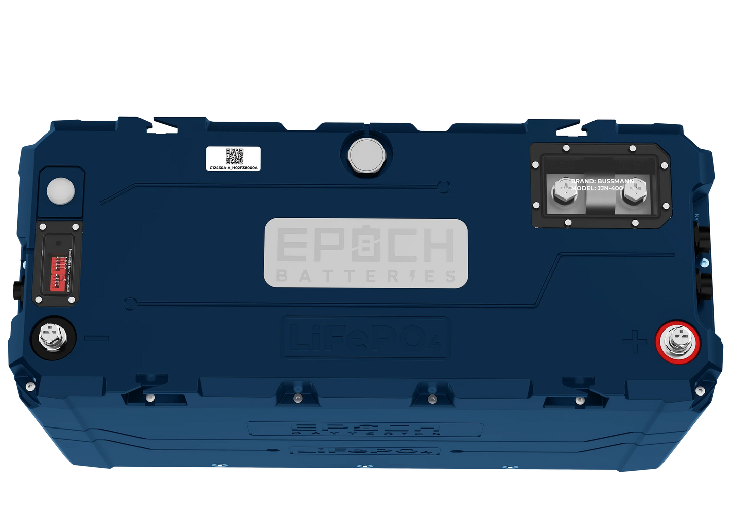 Epoch Batteries 12V 460Ah (5.89kWh) V2-T Elite Series - Heated & Bluetooth & Victron Comms LiFePO4 Battery
