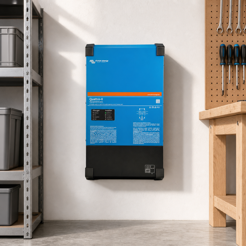 Victron Quattro-II - 12/3000 - 120-50/50 - 2X 120V [QUA122305130] lifestyle hero image