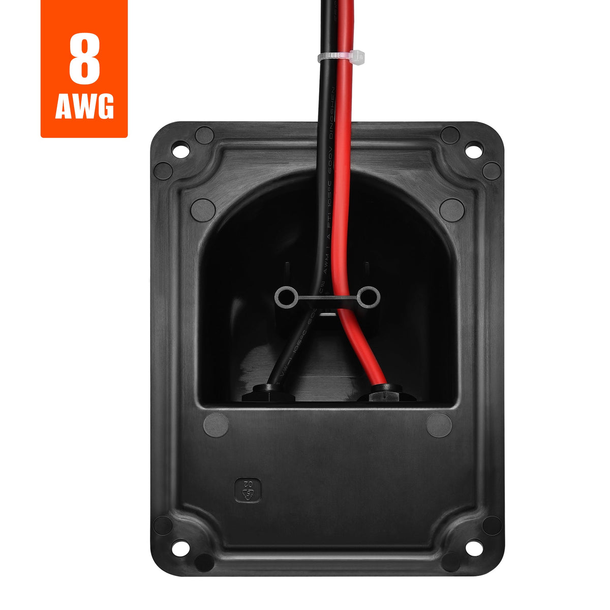 Cable Entry Plate | Polypropylene Housing with UL 8AWG 600V Wires for Solar Panels on RVs, Boats, Cabins