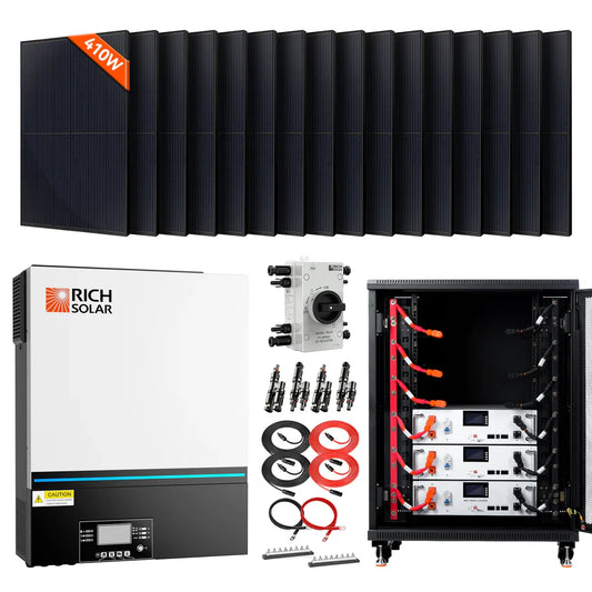 Rich Solar Complete Off-Grid Solar Kit RS-H6548 | 8000W PV Input 48V 120VAC Output