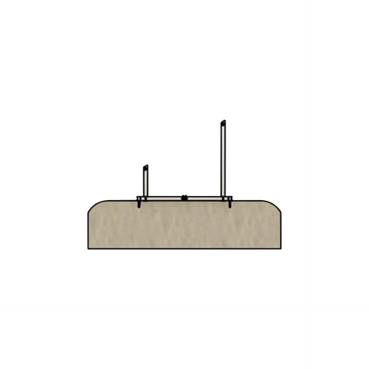 IntegraRack Concrete Slab and Footing Lag Bolt Mounting Kit for Attaching Racking System to Concrete IR