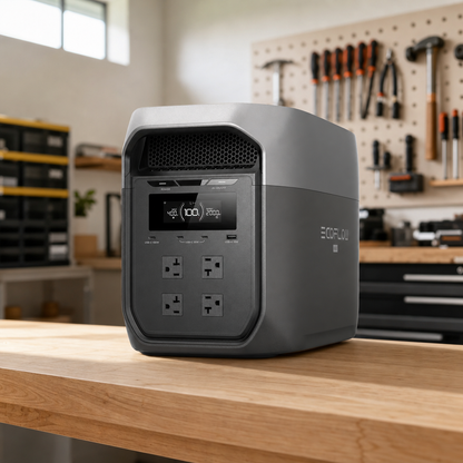 EcoFlow DELTA 3 Max Series Portable Power Station (2048Wh) lifestyle hero image