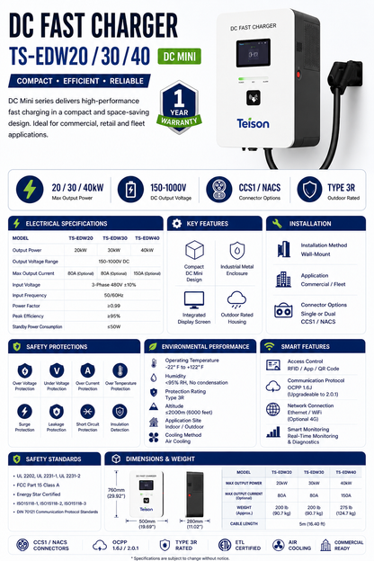 Teison DC Mini 20/30/40kW Charger