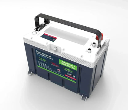 Epoch Batteries 12V 120Ah Pro Series - LiFePO4 Cranking & Deep Cycle Lithium Battery (Dual Purpose)