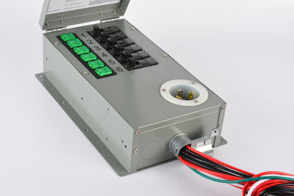 Reliance Controls Refurbished 120V 30A 6 Circuit Non Automatic Transfer Switch Nat306