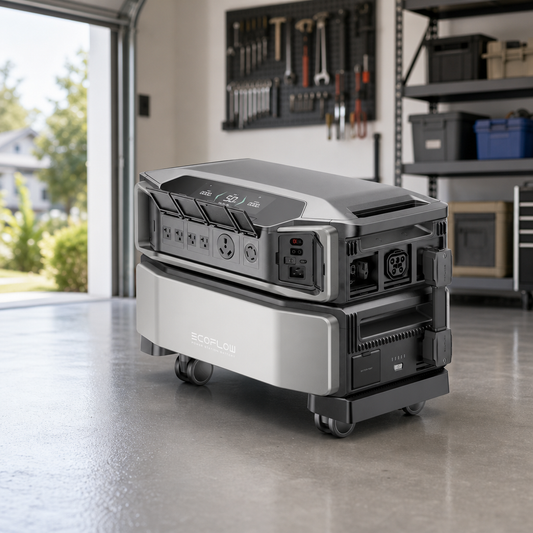 EcoFlow DELTA Pro Ultra + DELTA Pro Ultra Battery lifestyle hero image
