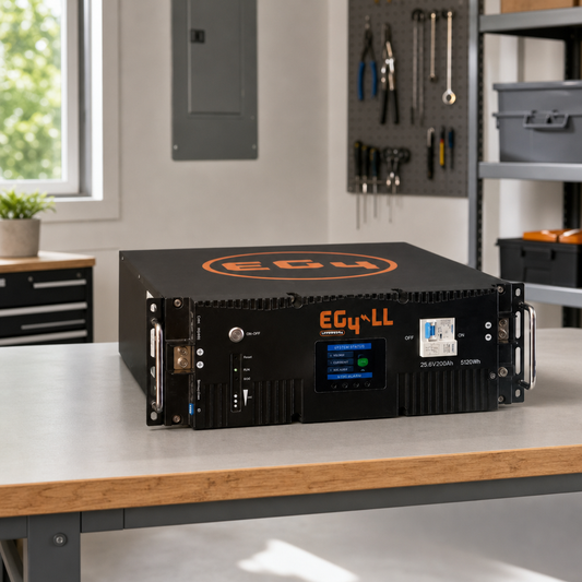 EG4-LL Lithium Battery 24V 200AH Server Rack Battery EG4-LL-S24-200 | 10-Year Warranty lifestyle hero image