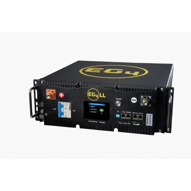EG4-LL Lithium Battery 12V 400AH Server Rack Battery EG4-LL-S12-400 | 10-Year Warranty
