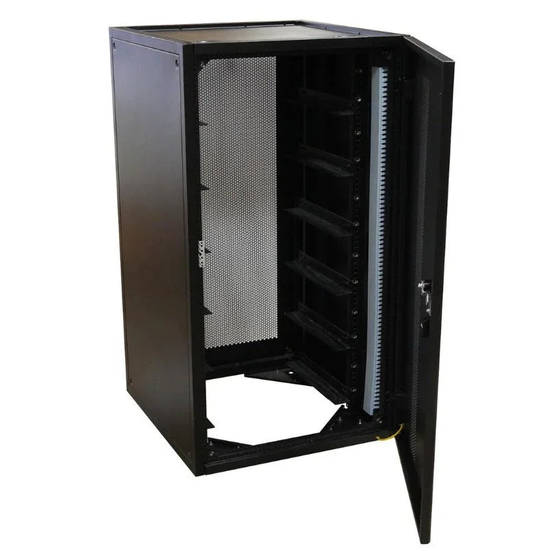 EG4 Enclosed 6 Slot Battery Rack [Pre-Assembled] | Wheels Included | Bus Bar Covers | Welded (Grey)