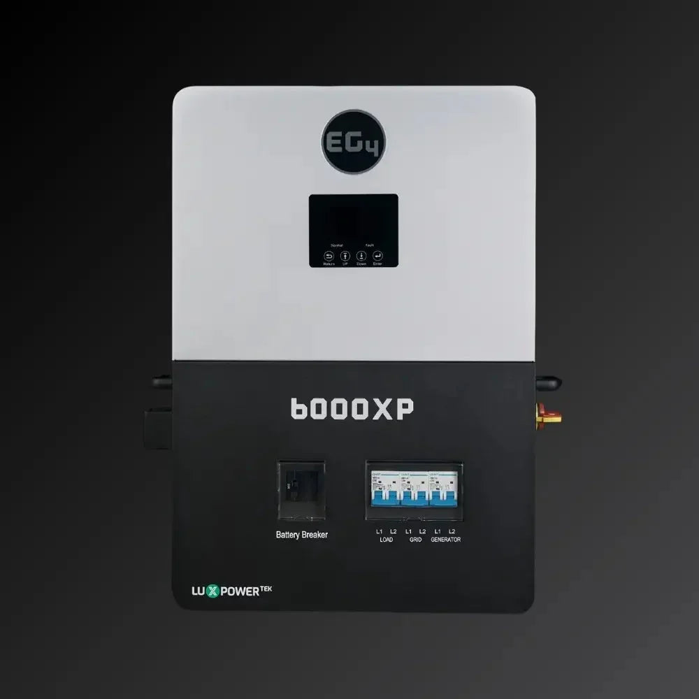 EG4 OffGrid Power Kit | 6kW 120/240V Output 48VDC - 32kWh System Bundle | 1 x EG4 6000XP Inverter + 2 x EG4 WallMount 314Ah Indoor Battery