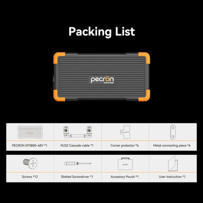 PECRON EP3800-48V Expansion Battery 3840Wh