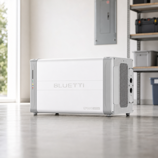 BLUETTI EP800 Two B500 Residential Battery Backup System 9900Wh 7600W lifestyle product image