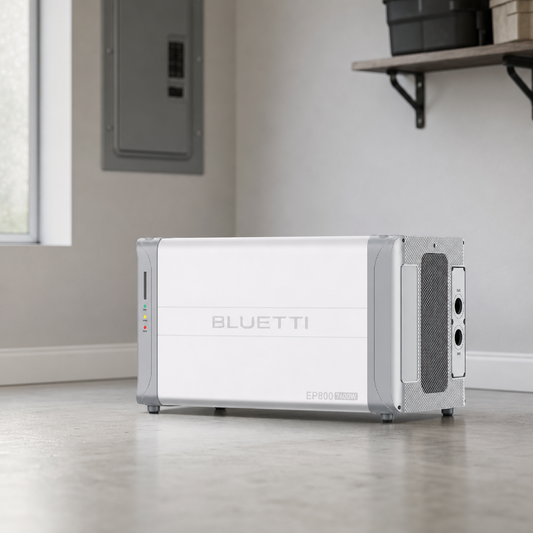 BLUETTI EP800 4 B500 Home Battery Backup Energy Storage System lifestyle product image
