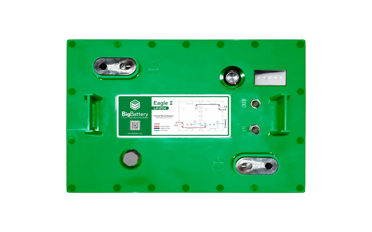 BigBattery 48V EAGLE 2 | LiFePO4 | 32Ah | 1.63kWh | Golf &amp; Utility Cart Battery