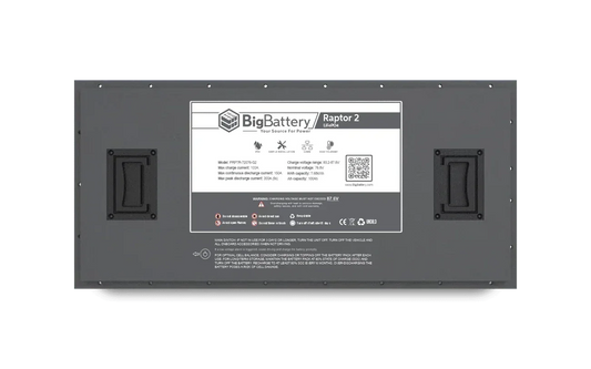 BigBattery 72V RAPTOR 2 LiFePO4 Battery | 7.68kWh | Game-Changing Power for Golf Carts