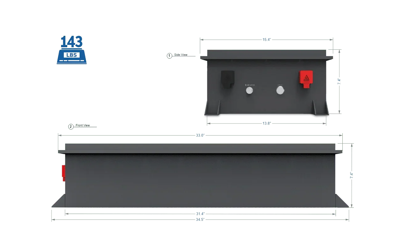 BigBattery 72V RAPTOR 2 – 7.68kWh LiFePO4