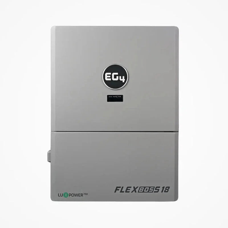 EG4 Hybrid Power Kit | 13kW 120/240V Output 48VDC - 32kWh System Bundle | 1 x EG4 FlexBoss18 Hybrid Inverter + 2 x EG4 All-Weather 314Ah Battery