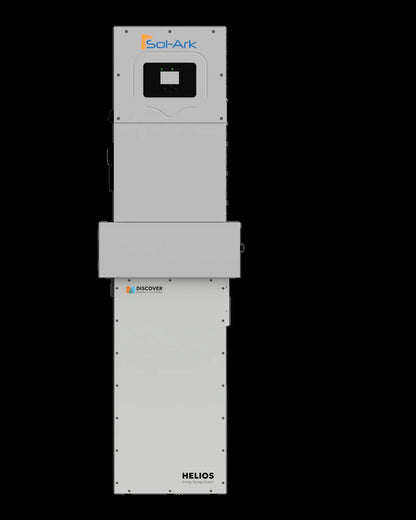 Sol-Ark 15K-2P Hybrid Inverter System With Discover Helios 16kWh Battery For Whole-Home Backup