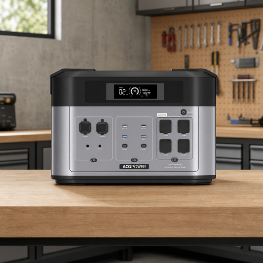 ACOPOWER BP2000 Solar Generator 2200W lifestyle hero image