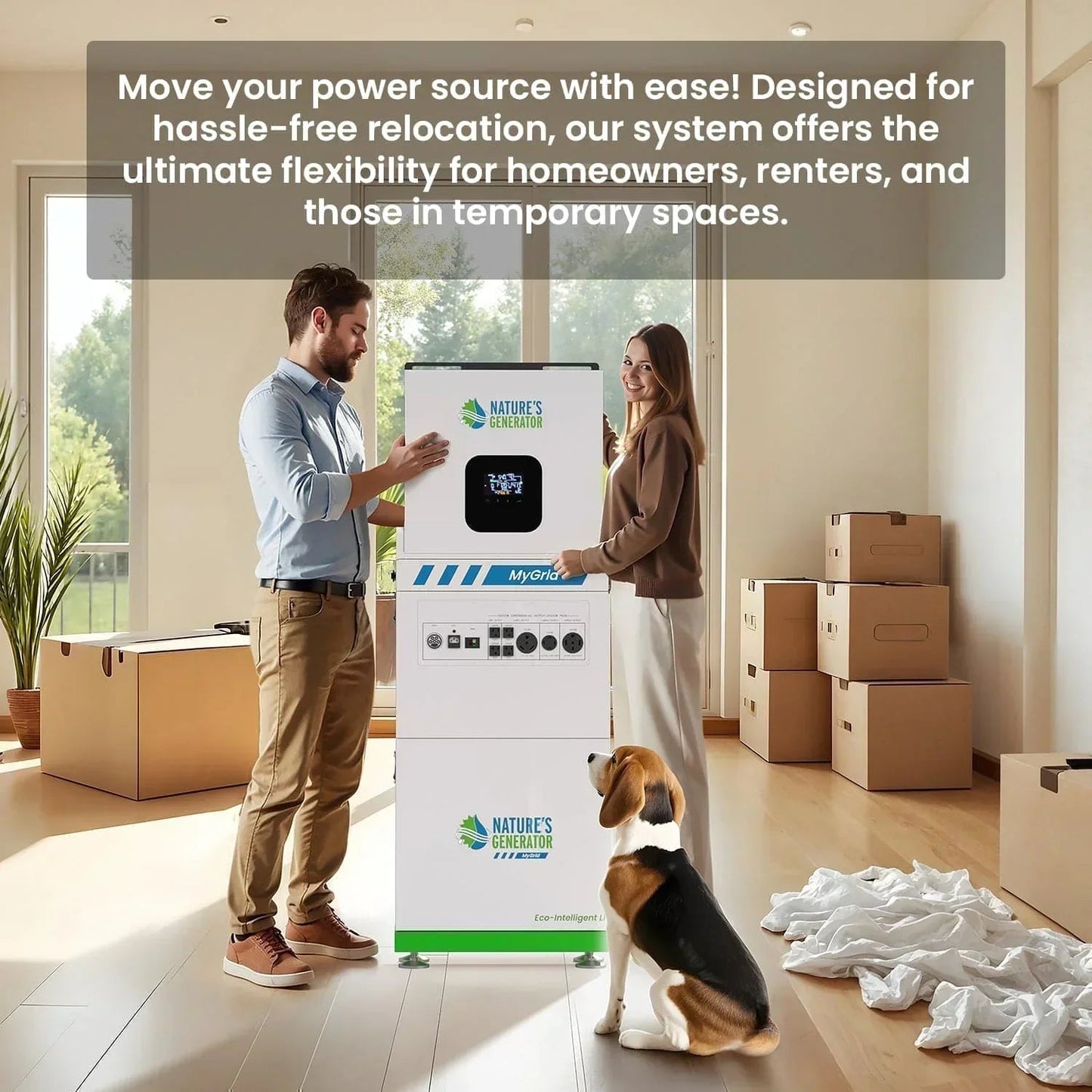 Nature's Generator MyGrid 10K Solar and Wind Generator for Home