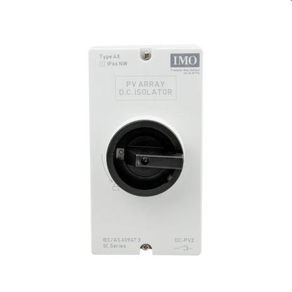 IMO DC Disconnect Rooftop Isolator Switch SI25-PEL64R-4 Max 25A 600Vdc NEMA 4X For DC Rooftop Solar Applications
