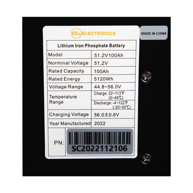 EG4-LL-S 48V 100AH 5.12kWh Server Rack Battery