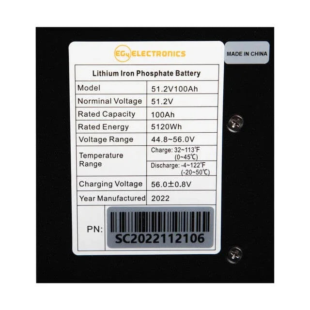 EG4-LL-S 48V 100AH 5.12kWh Server Rack Battery