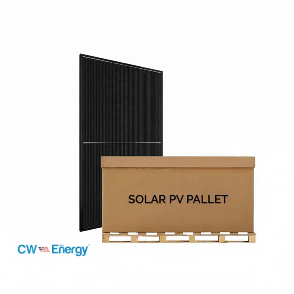 CW Energy 18.45kW Pallet - 595W Bifacial Solar Panels | Up to 780W Bifacial Gain| CWT595-144TNB10 Full Pallet (31)