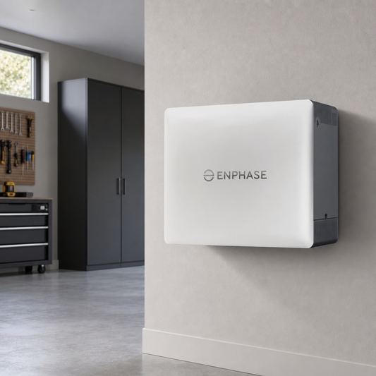 Enphase IQ Battery 10C 10kWh LFP AC Coupled Home Battery lifestyle hero image