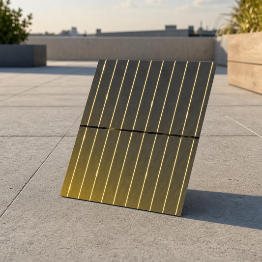BougeRV 400W 12V 10BB Mono Bifacial Solar Panel lifestyle hero image