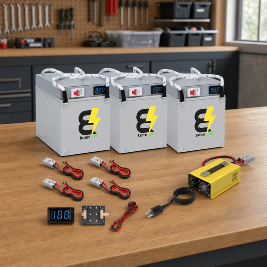 BatteryEVO 24V Eagle 3x Battery Kit (180Ah - 4.5kWh) lifestyle hero image