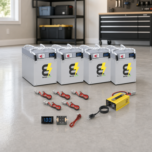 BatteryEVO 24V Eagle 4x Battery Kit (240Ah - 6kWh) lifestyle hero image