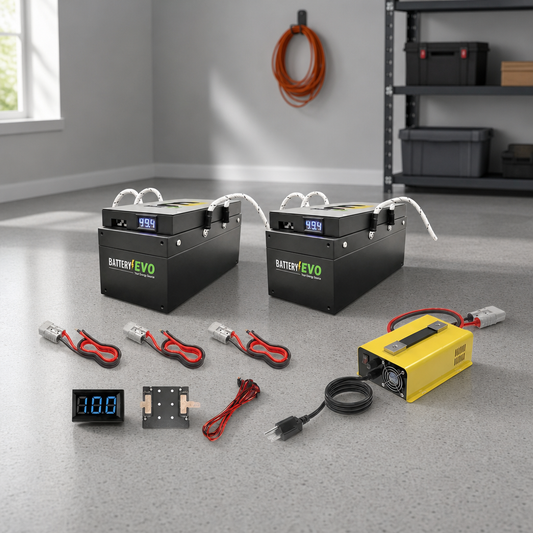 BatteryEVO 48V BADGER 2x Battery Kit (94Ah - 4.2 kWh) lifestyle hero image