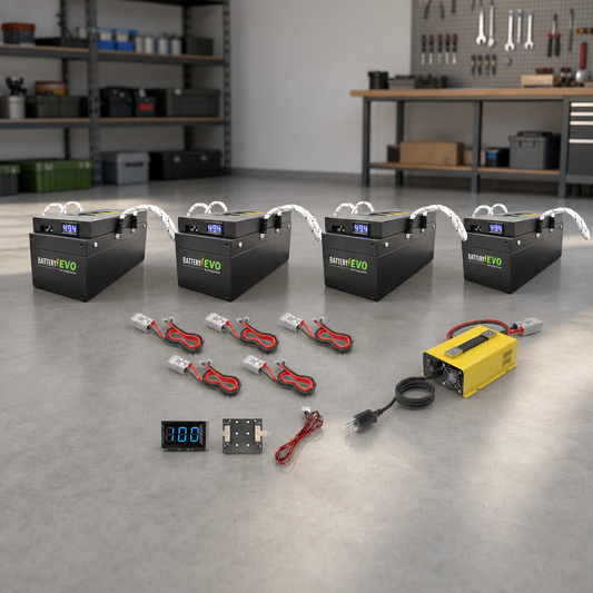 BatteryEVO 48V BADGER 4x Battery Kit (188Ah - 8.4 kWh) lifestyle hero image