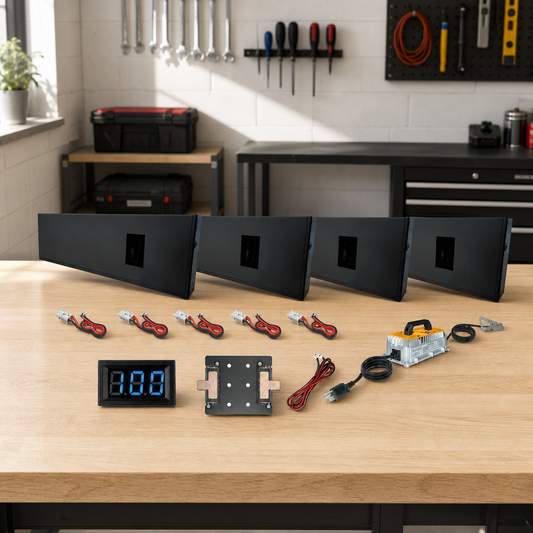 BatteryEVO 12V Razorback 3X Lithium Battery Kit (690Ah - 9 kWh) lifestyle hero image