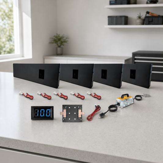 BatteryEVO 12V Razorback 4X Lithium Battery Kit (920Ah - 12 kWh) lifestyle hero image